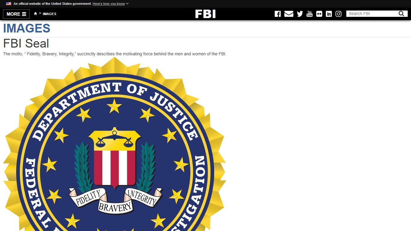 FBI Seal — FBI - Federal Bureau of Investigation